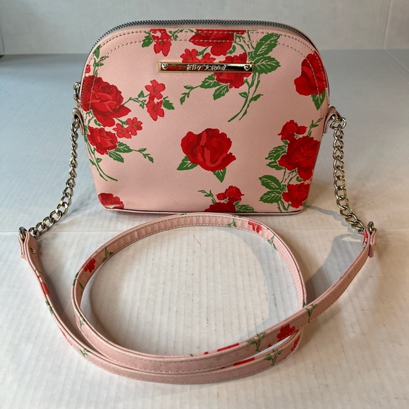 Betsey Johnson Floral Dome Crossbody Bag - Picture 10 of 16